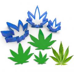 Modelčki (3 delni) Listi Marihuane