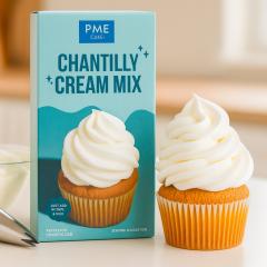 Snežno bela Chantilly smetana - mešanica za popolno stepanje