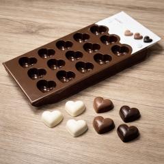 Silikonski modelček (3 cm) srčki