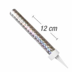 Ognjemet za torto (12 cm) SREBRN
