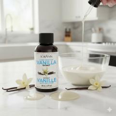 Vanilijev ekstrakt (60 ml) ne razbarva bele glazure