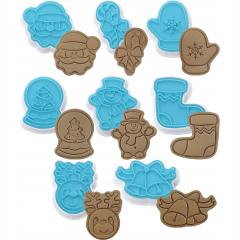 Modelčki za izrez in odtis (Božični motivi) 8 delni