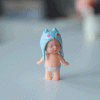 Dekorativna figurica ljubek speči dojenček (št.1) 8,5 cm