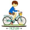 Deček Sveto obhajilo (16cm) s kolesom