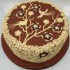 Cake Lace silikonski model za čipke (Oriental Blossom & Birds) Orientalski cvetovi in ​​ptice