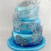 Cake Lace silikonski model za čipke (Crystal) Kristali