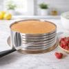 Nastavljiv obroč za rezanje biskvita (24–30 cm) popolne plasti torte