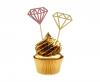 Dekoracija za muffine (6 kom) Diamanti