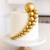 Topper kroglice za torto – zlate (20 kosov)