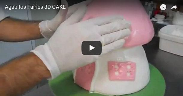 3D torta na vrtljivem podstavku 3D torta na vrtljivem podstavku